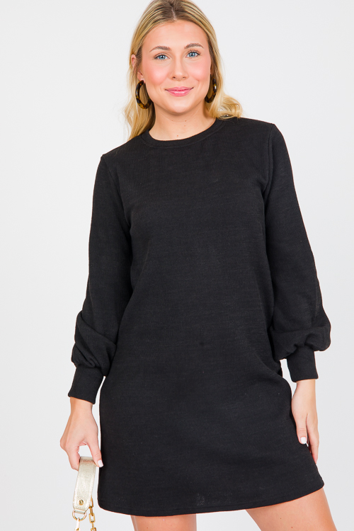 Candace Knit Dress, Black