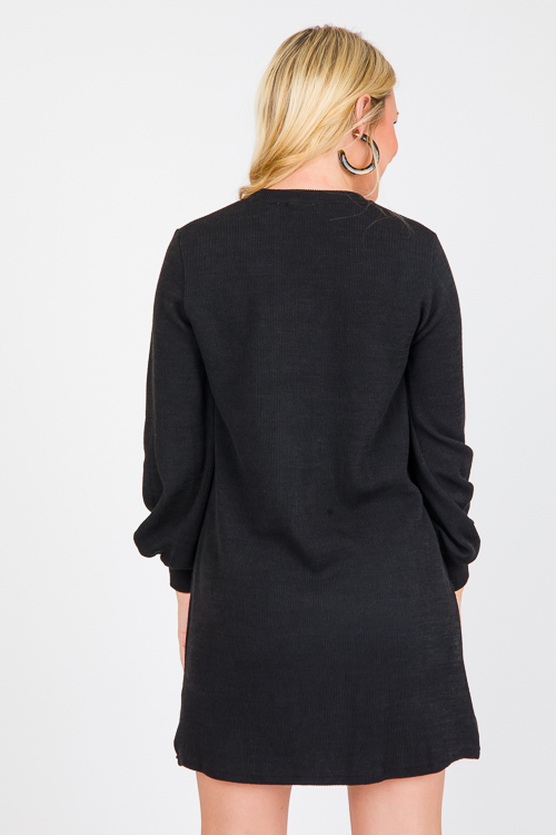 Candace Knit Dress, Black