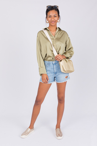 Dylan Button Down, Olive