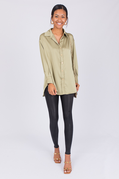 Dylan Button Down, Olive