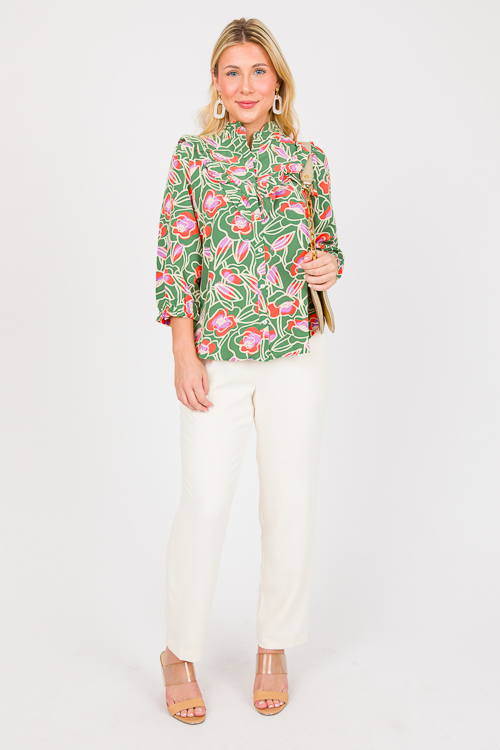 Mara Trousers, Cream