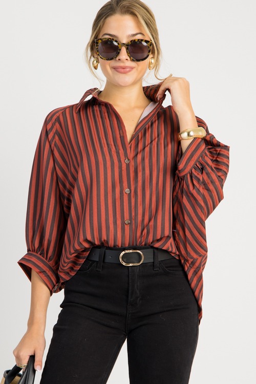 Kolly Striped Shirt, Rust - 0811-24h.jpg