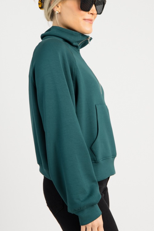 Luxe Knit Half Zip, Deep Green - 0811-3.jpg