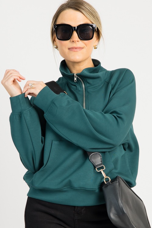 Luxe Knit Half Zip, Deep Green - 0811-5.jpg