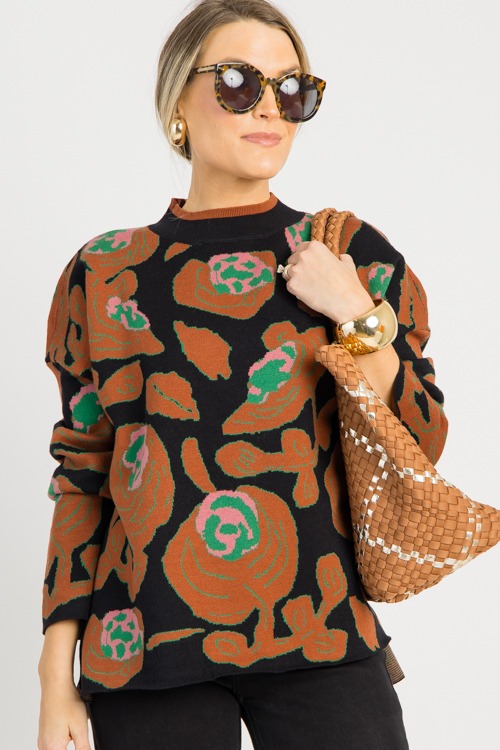 Chic Abstract Sweater, Black - 0811-50.jpg