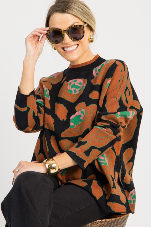 Chic Abstract Sweater, Black - 0811-52.jpg