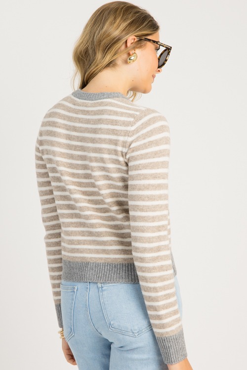 Neutral Stripe Cardigan, Khaki - 0812-119.jpg