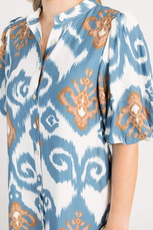 Ikat Button Midi, Blue - 0812-17.jpg