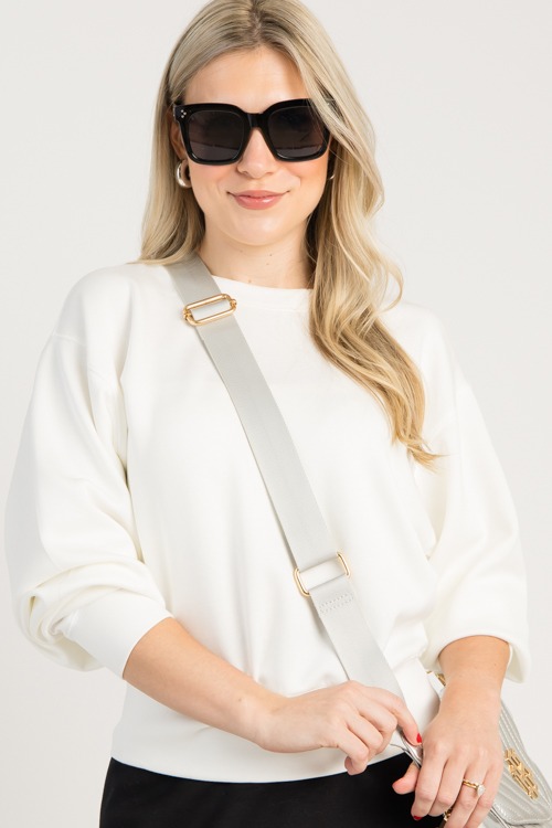 Scuba Crew Neck, White
