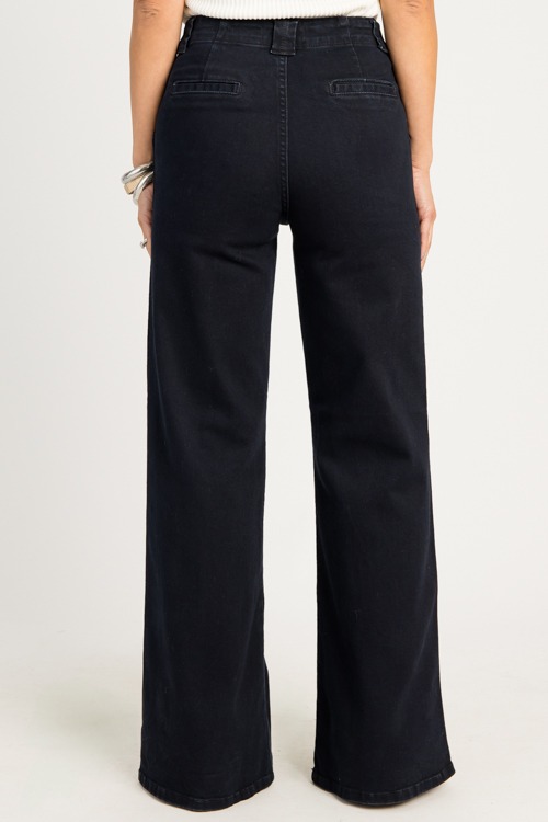 Wide Leg Flare Jeans, Black - 0812-89.jpg