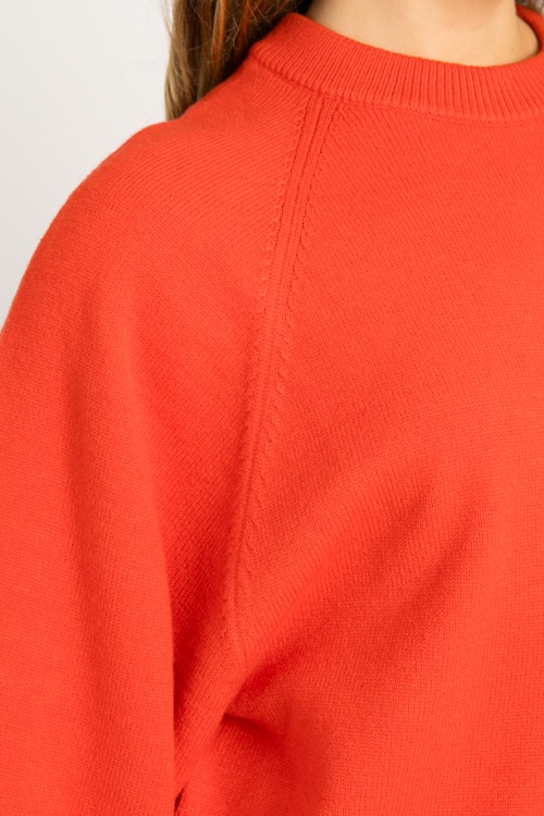 Lena Solid Sweater, Tomato Red - 0813-133.jpg