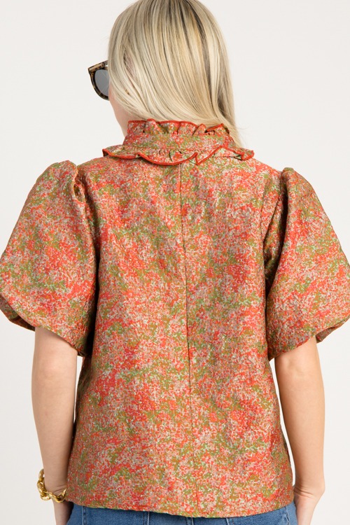 Jacquard Ruffle Collar Top, Rus - 0813-51.jpg