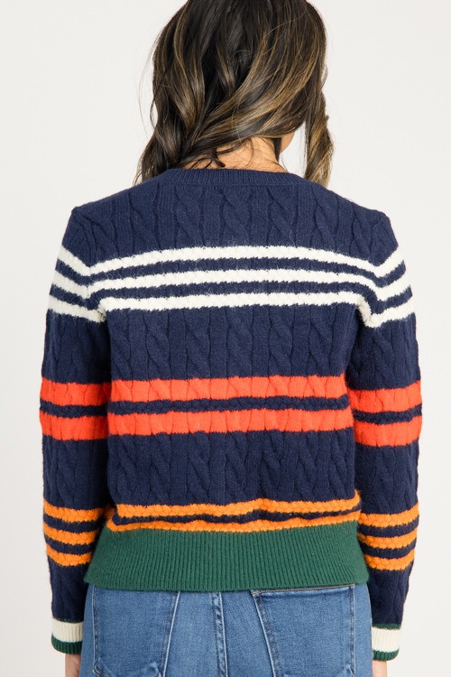Multi Stripe Cable Cardi, Navy - 0813-67.jpg