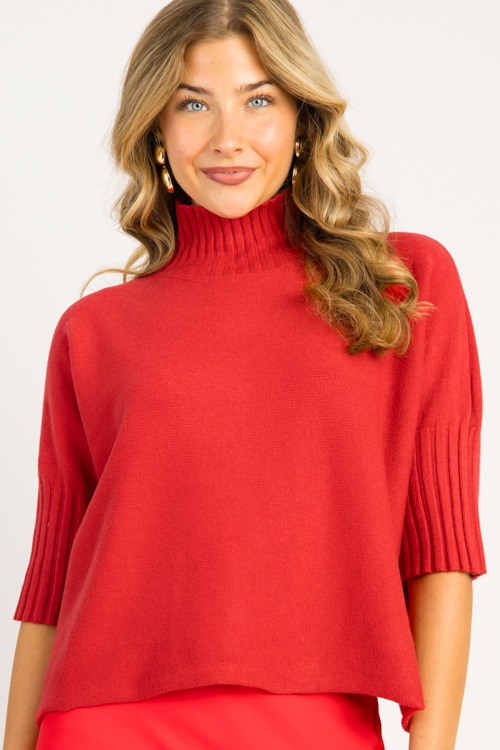 Taylor Sweater, Red/Crimson