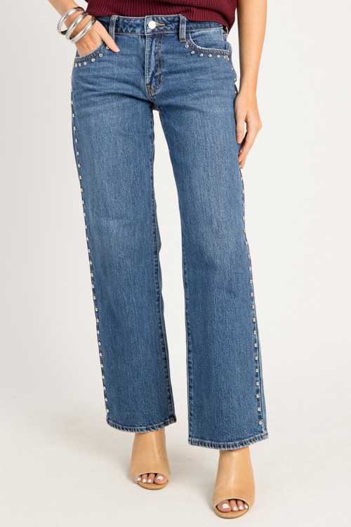 Studded Jeans, Dark Denim - 0814-105.jpg