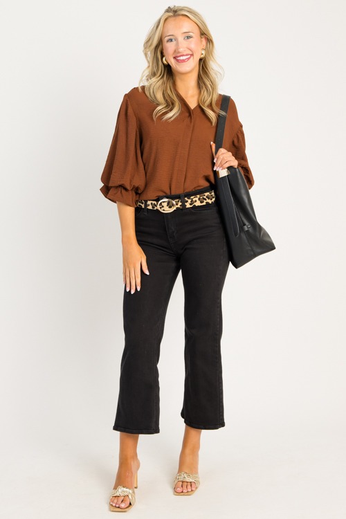 Bailey Blouse, Mocha