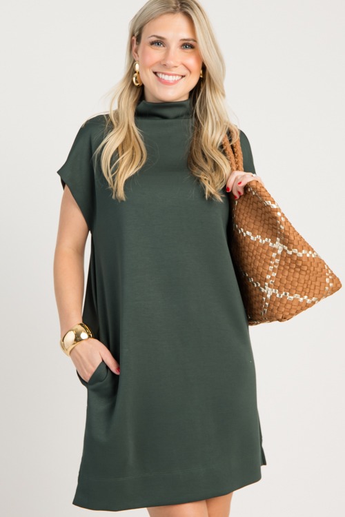 Divine Knit Dress, Dk Green - 0814-33p.jpg