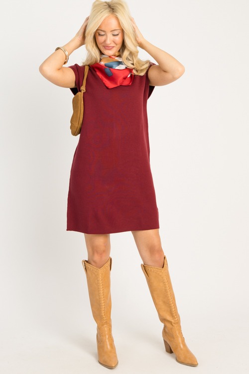Agnes Sweater Dress, Burgundy - 0815-22p.jpg
