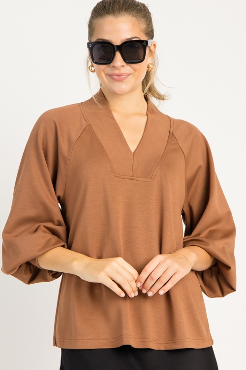 Jane V-Neck Pullover, Chocolate - 0815-66.jpg