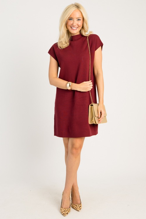 Agnes Sweater Dress, Burgundy - 0815-7.jpg