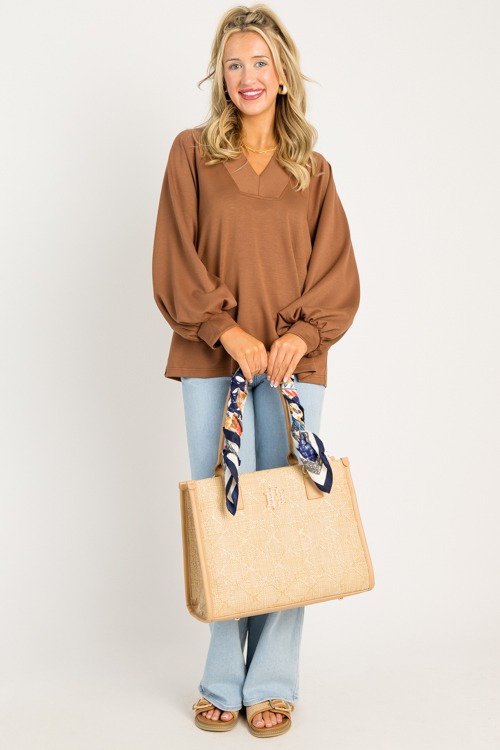 Jane V-Neck Pullover, Chocolate - 0815-86.jpg