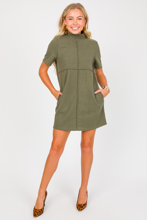 Junction Brushed Shift, Olive