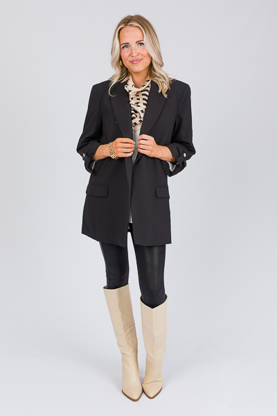 Kinsley Tab Blazer, Black