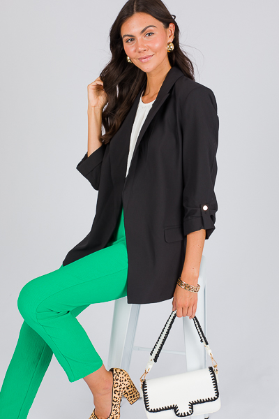 Kinsley Tab Blazer, Black