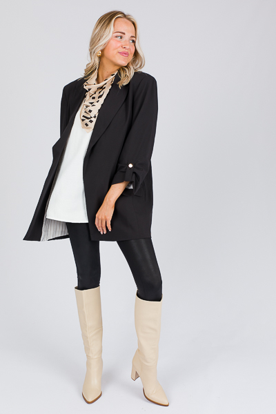 Kinsley Tab Blazer, Black