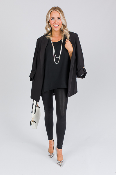 Kinsley Tab Blazer, Black