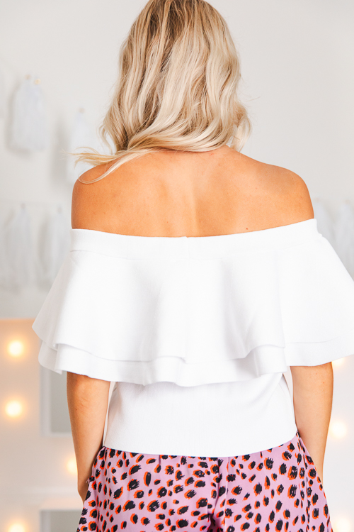 Femme Sweater Top, Off White
