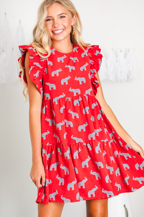 Everly Dress, Elephants