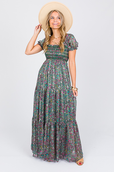 Hattie Smocked Maxi