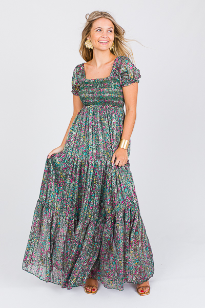 Hattie Smocked Maxi