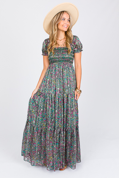 Hattie Smocked Maxi