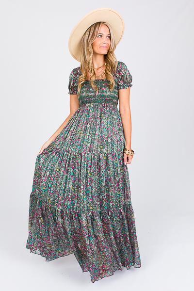 Hattie Smocked Maxi