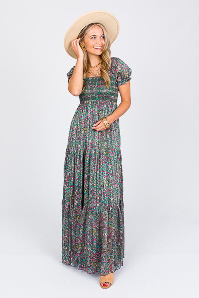 Hattie Smocked Maxi