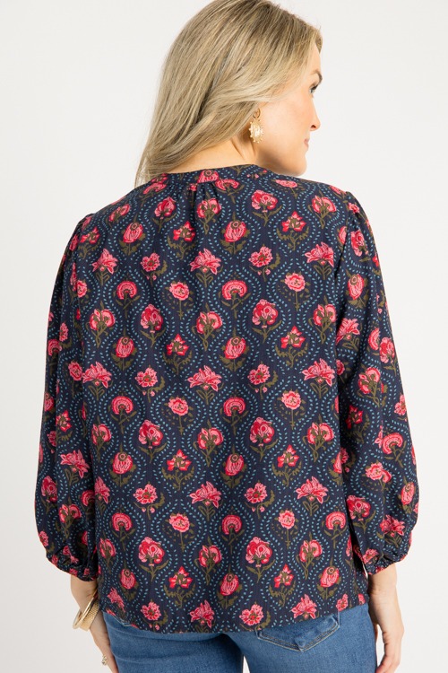 Rosalie Tie Neck Top, Midnight - 0818.102.jpg