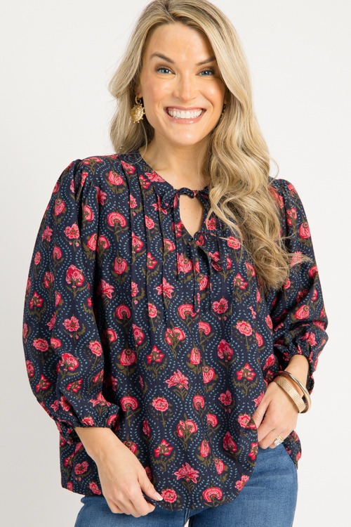 Rosalie Tie Neck Top, Midnight - 0818.105.jpg