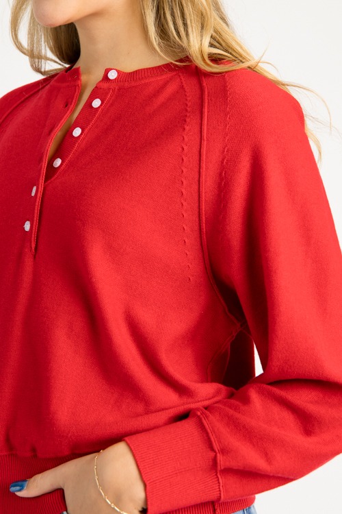 Henley Button Sweater, Red - 0818.108h.jpg