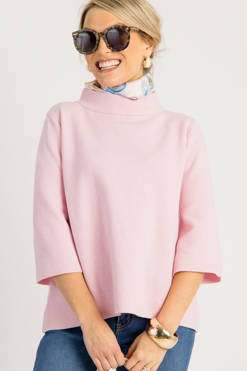 Audrey Sweater, Baby Pink