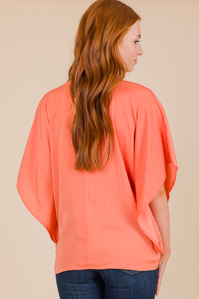Anise Blouse, Coral