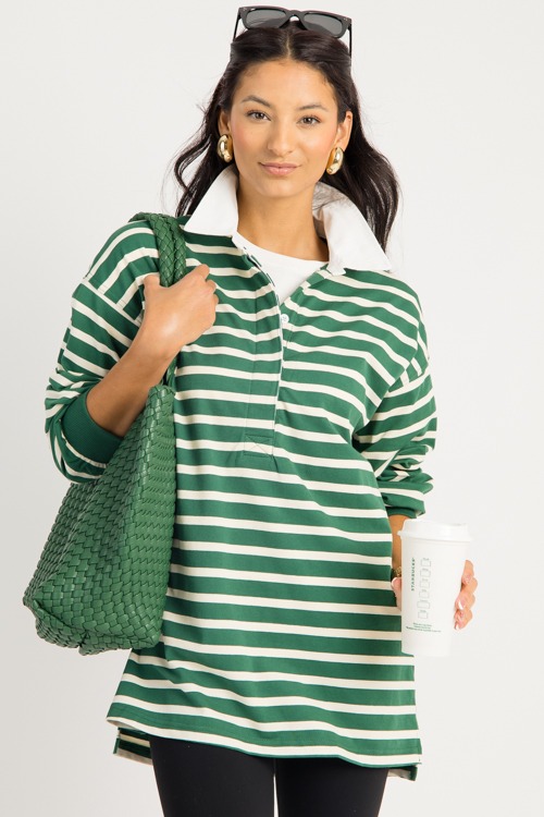 Ilona Rugby Top, Green/Cream - 0819.104.jpg