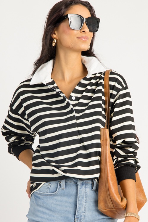 Ilona Rugby Top, Black/Cream - 0819.111h.jpg