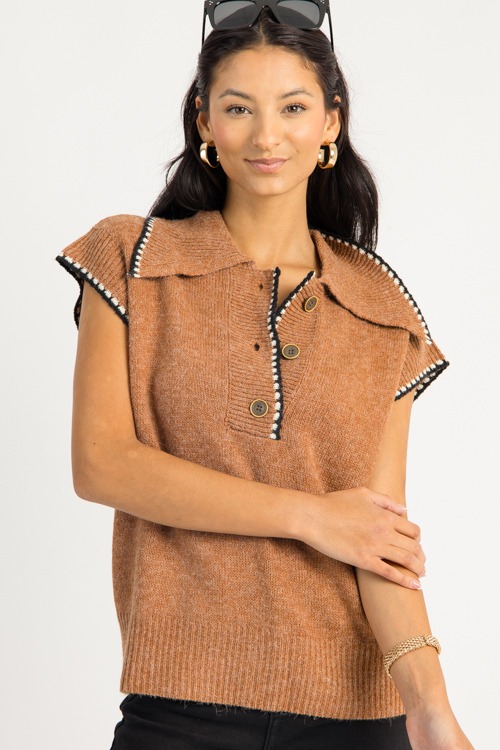 Trim Detail Sweater Top, Camel - 0819.126p.jpg