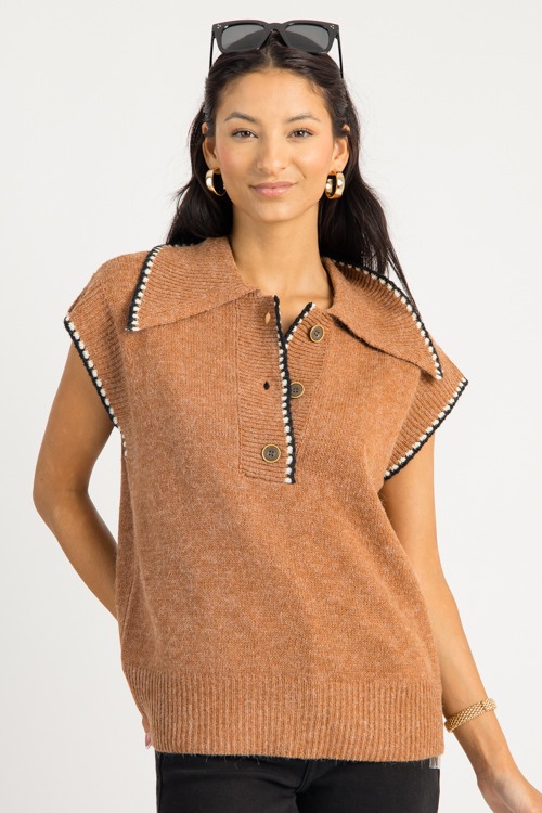 Trim Detail Sweater Top, Camel - 0819.132.jpg