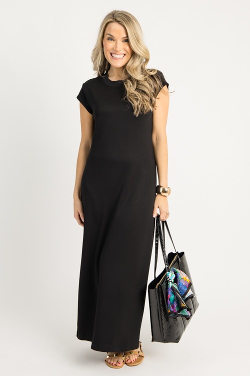 Luxe Knit Maxi, Black