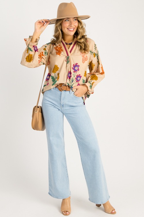 Vickie Floral Top, Tan Mix - 0820-134.jpg