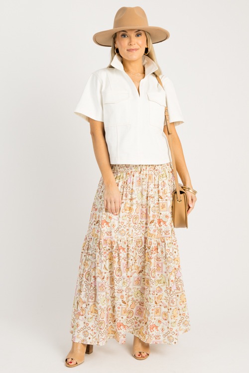 Storybook Smock Maxi Skirt