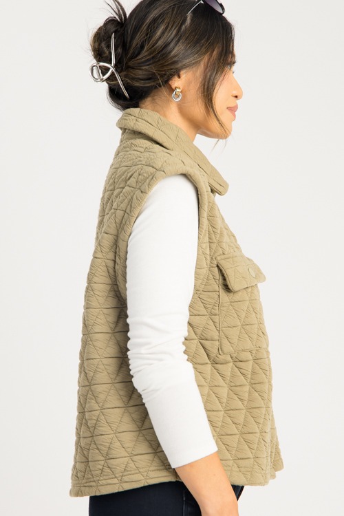 Quilted Texture Vest, Olive - 0820-55.jpg